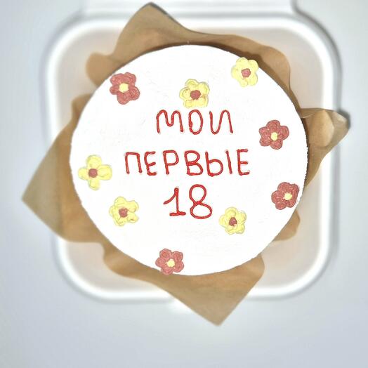 Бенто торт для девушки на 18 лет