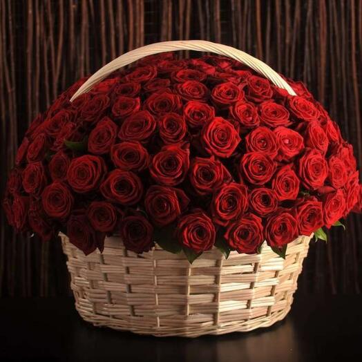 Букет из 151 Красной розы