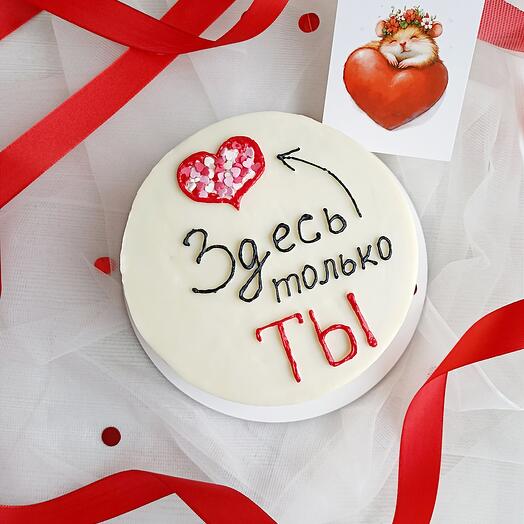 Бенто-торт на день влюблённых М