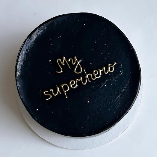 Бенто торт XL My Superhero 🖤