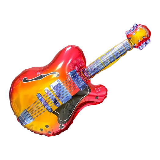 Воздушный шар гелий гитара. Helium foil balloon guitar