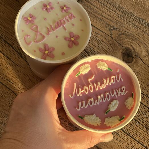 Cake to go тортостаканы на 8 марта оформление можно изменить