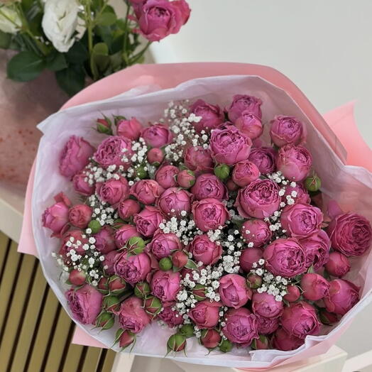 Bouquet of misty bubbles