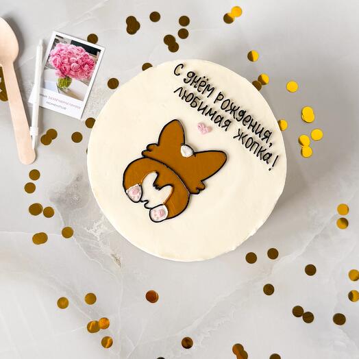 Торт 1 кг «корги»