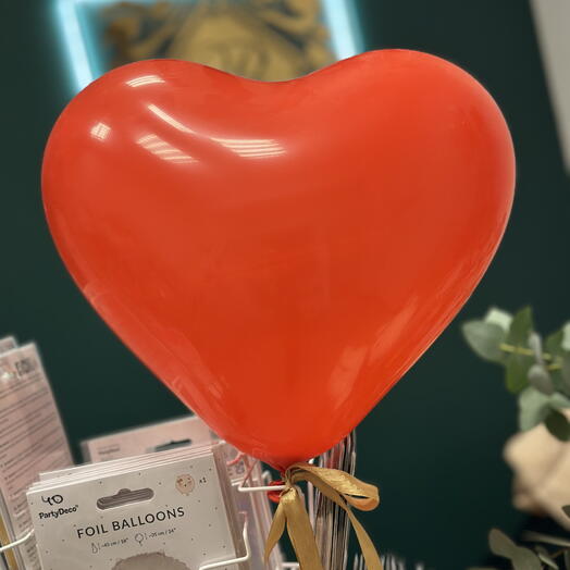 Сердце Латекс Гелий