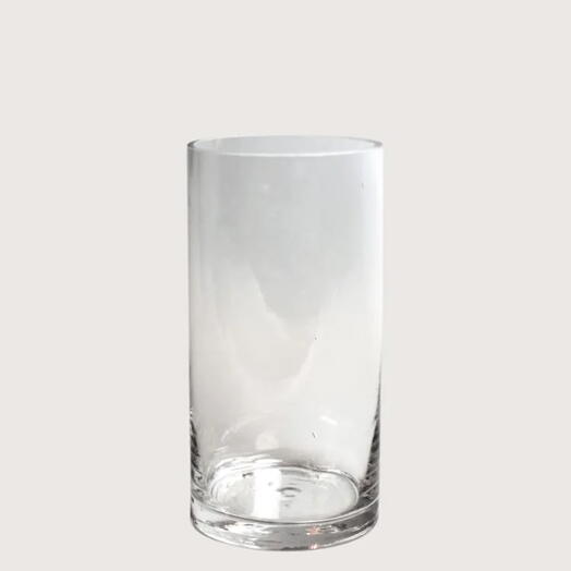 Cylinder Glass Vase 10*20cm