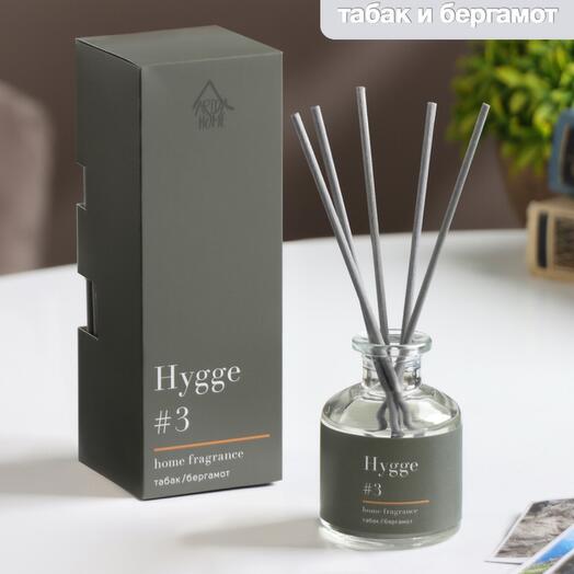 Диффузор Hygge ароматический, 50 мл, табак и бергамот (01080028)