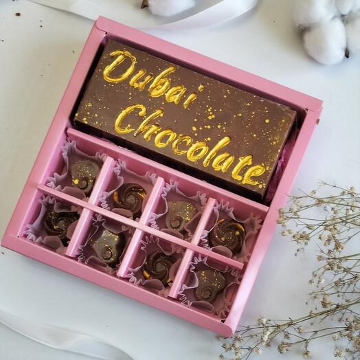 Dubai chocolate set 4