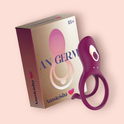 Anasteisha AN Germ, double erection vibrating ring