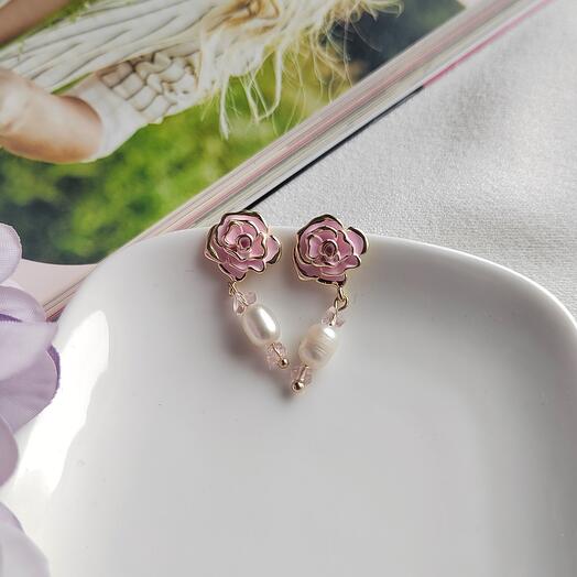 Серьги "цветочки"