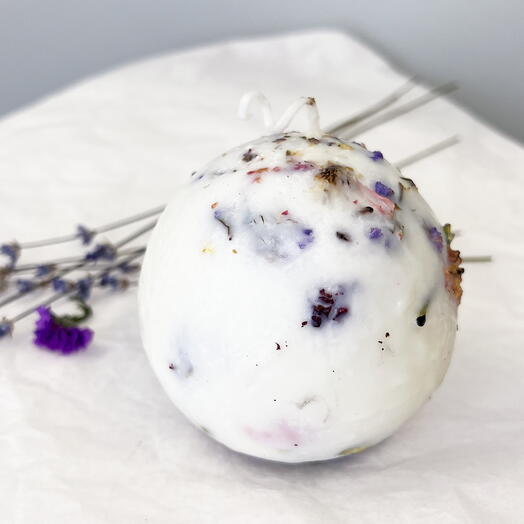 Botanical candle Sphere