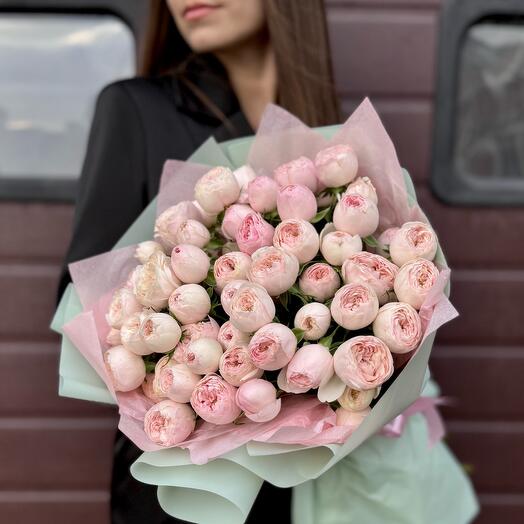 Букет из пион кустовой розы| Mansfield Park