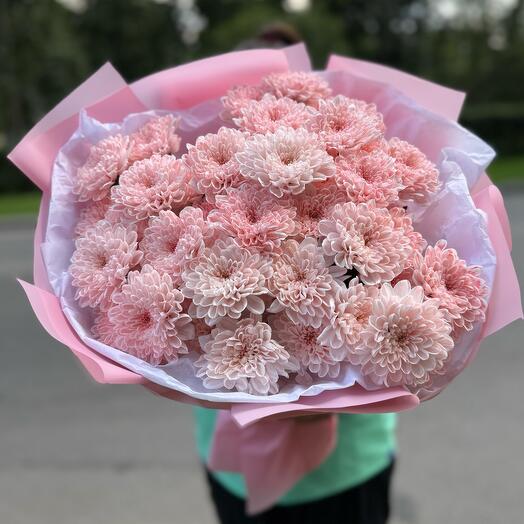 Пушистые кустовые хризантемы 🌸