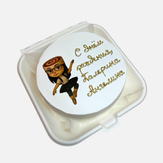Бенто торт «Балерина»