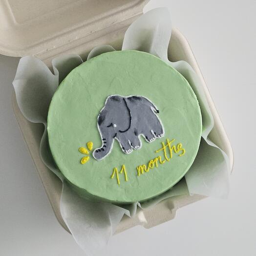 Бенто торт детский слоник