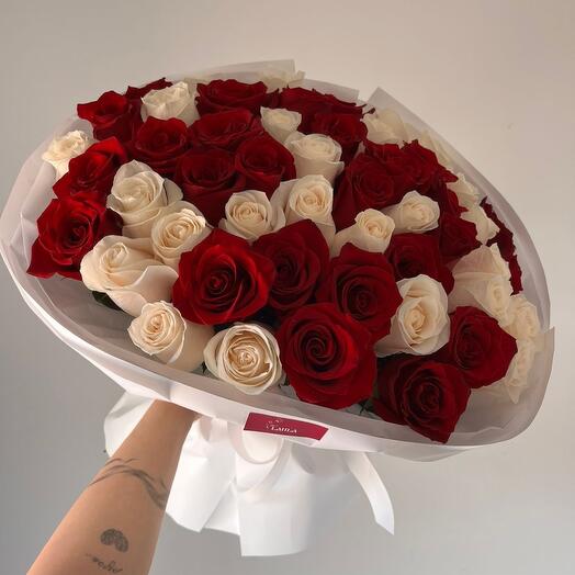 51 роза микс