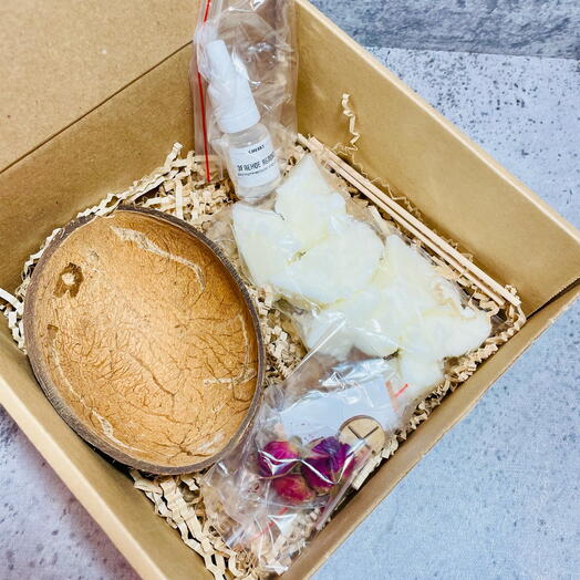 Набор для изготовления свечи в кокосе