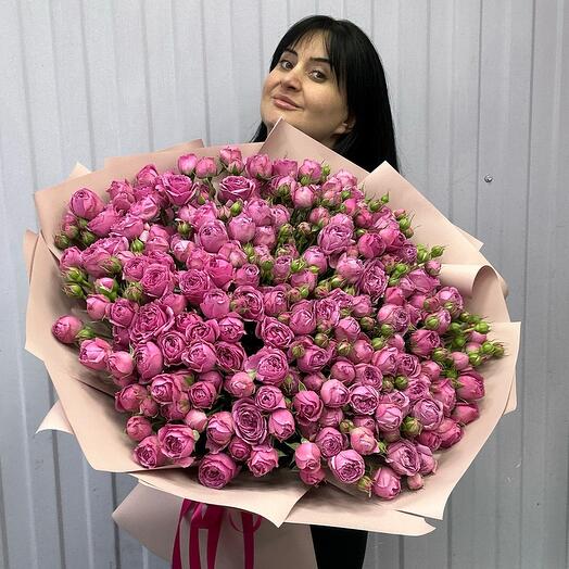 51 ПИОНАВИДНАЯ КУСТОВАЯ РОЗА МИСТИ БАБЛС