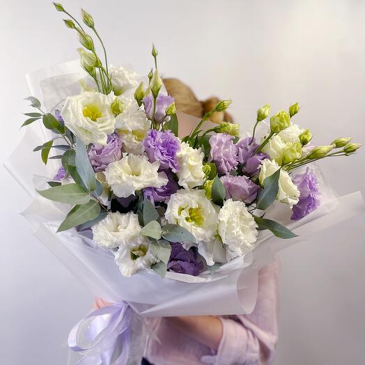 Bouquet of eustoma
