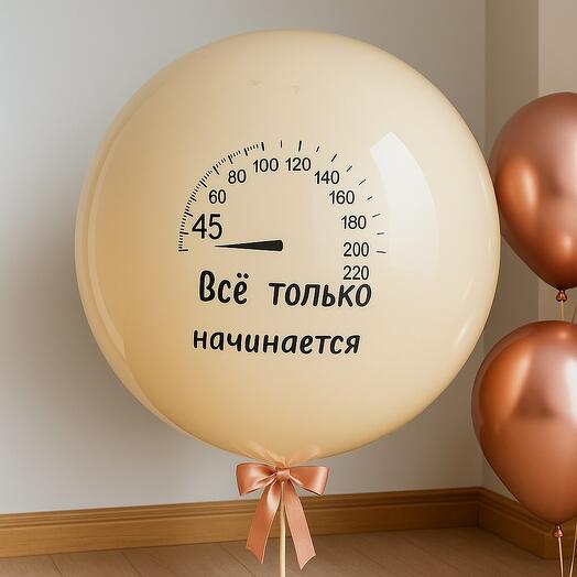 Большой шар спидометр