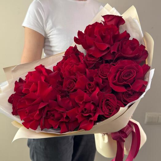 Французские розы 25 штук