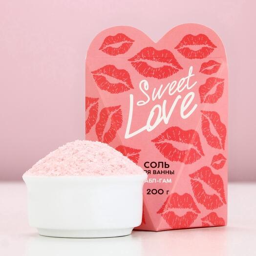 Соль для ванны "Sweet love" SL, 200 г