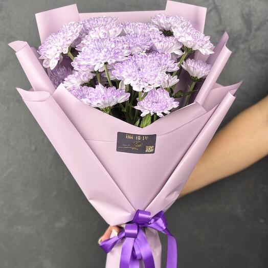 Букет из кустовой хризантемы