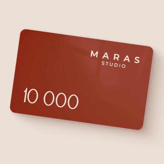 Cертификат на массаж в студию женскую 10000