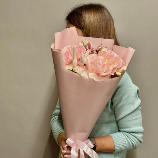 Букет комплимент из французских роз