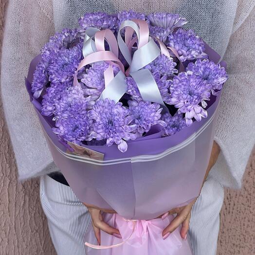 Букет из Хризантем Премиум 💜