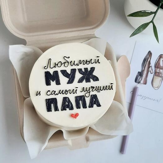 Бенто торт в подарок для мужа, папы