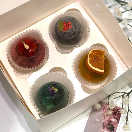 Чайные бомбочки из 4 сфер/чайный набор/подарочный набор