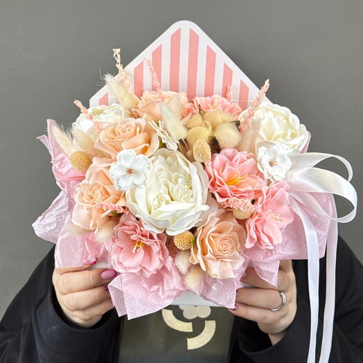 Мыльные цветы и сухоцветы в конверте 8