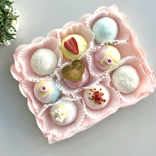 Моти │ MOCHI (9шт/упак. │Моти для Мамы │ Поарочная коробка для Мамы │Подарок Мамочке