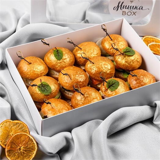 BOX «Микро бургер GOLD» L