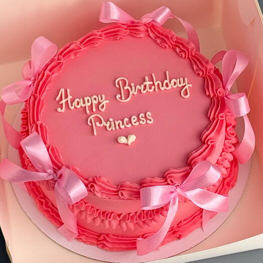 Торт happy birthday princess 👑