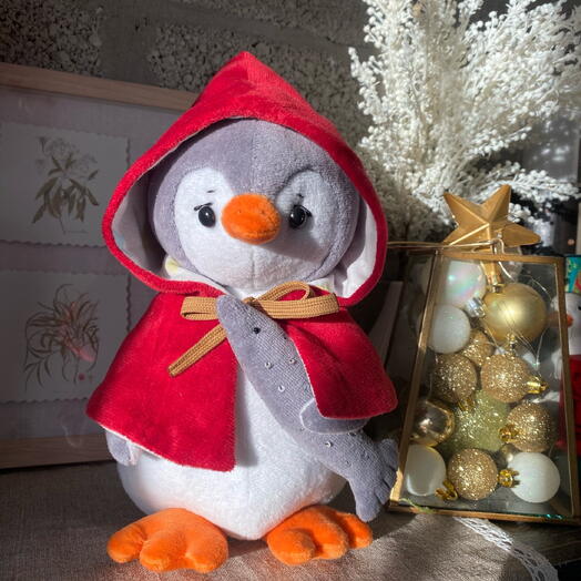 Новогодняя игрушка пингвин