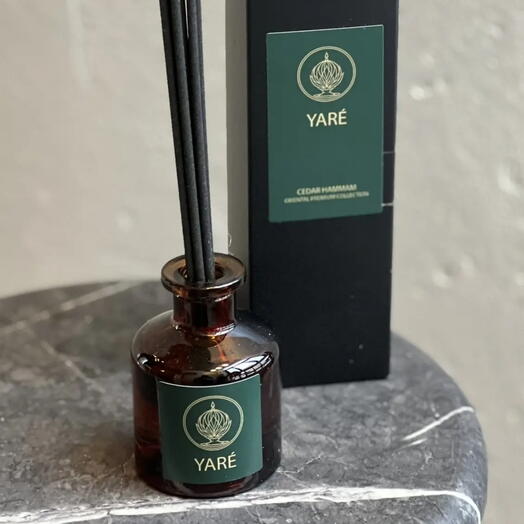 YARE / Диффузор для дома с палочками / Аромат Warm Hearth — «Тёплый очаг», 50 мл