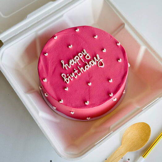 Бенто - торт « Birthday»
надпись и цвет может быть Ваша😊👍