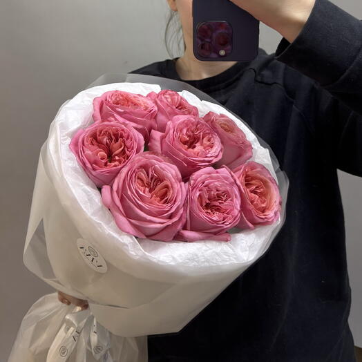 Viva Mono · Роза Pink Expression 9 штук
