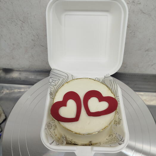 Бенто торт Сердца