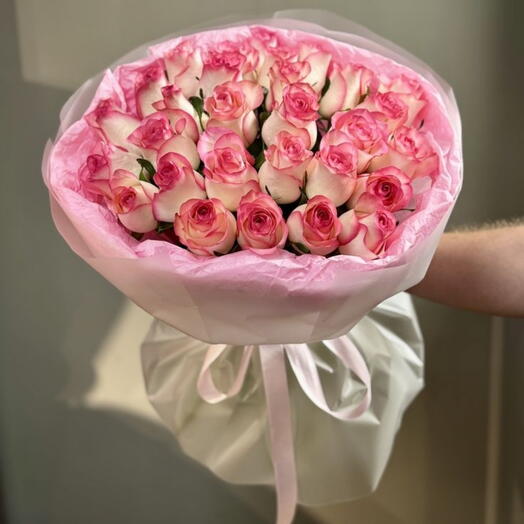 Букет розовых роз💗