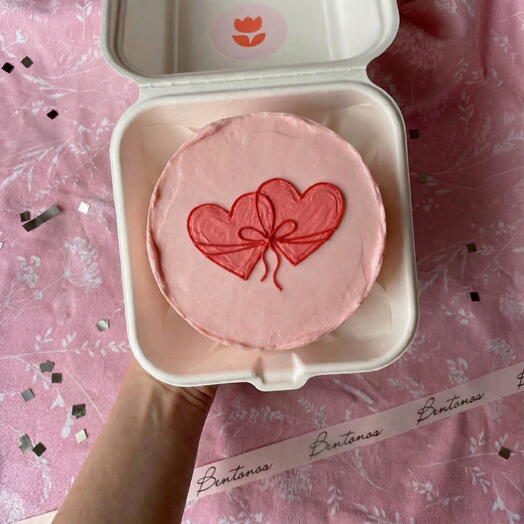 Бенто торт на День Святого Валентина Связаны, коллекция «14 февраля»