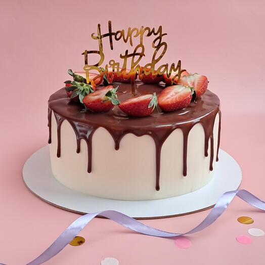 Торт Happy birthday