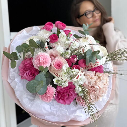 Букет «Нежность без слов»  Размер М