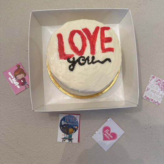 Бенто торт Love you