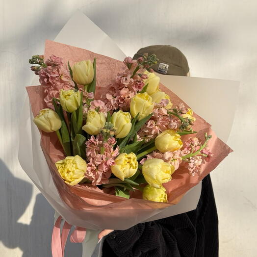 Tulips and matthiola