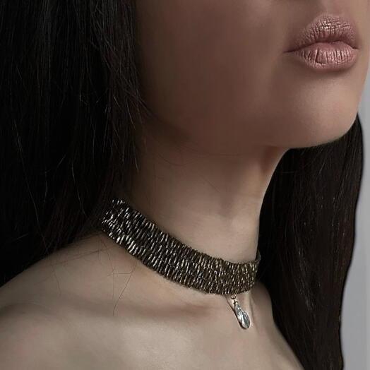 Чокер Текстурный бархат