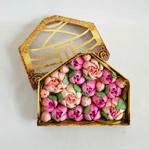 Зефирные цветы Наурыз юрта