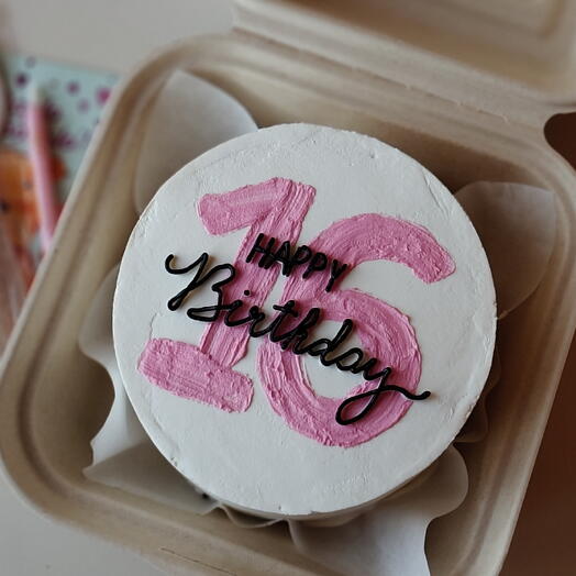 Бенто торт" Happy birthday "